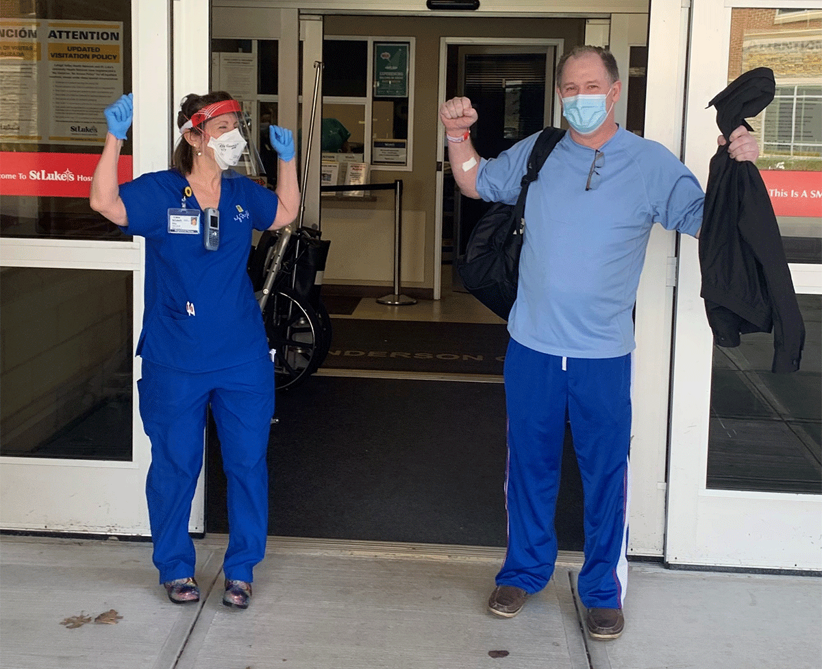 Forks Township Man Details COVID19 Battle, Over a Week in ICU